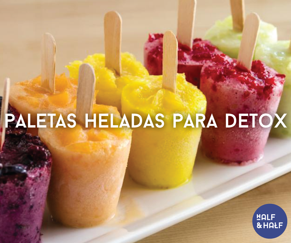 Paletas heladas para detox