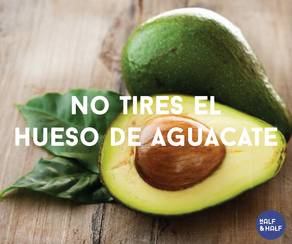 No tires el hueso de aguacate