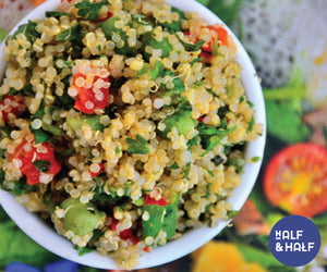 Ensalada de quinoa para satisfacer el paladar