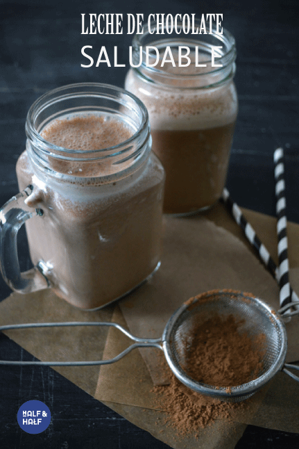 Leche de chocolate saludable