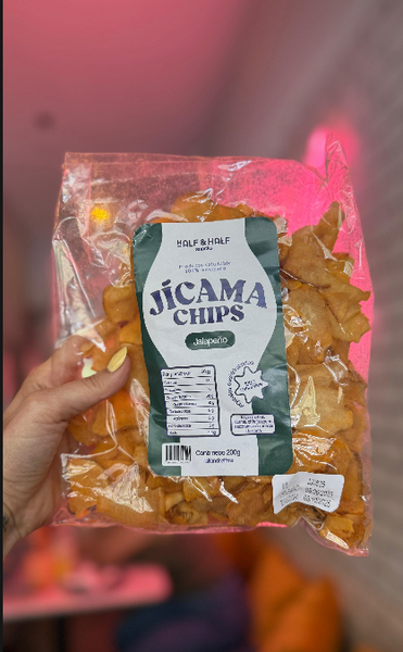 Jicama Chips 200gr Half & Half