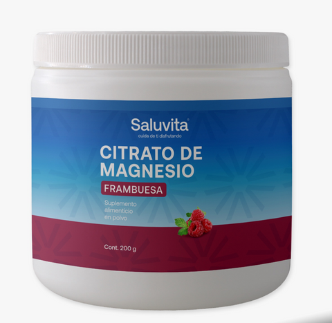 Saluvita Citrato de Magnesio Sabor Frambuesa