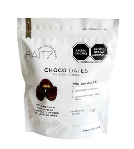Baitz / Choco Dates relleno de Nuez