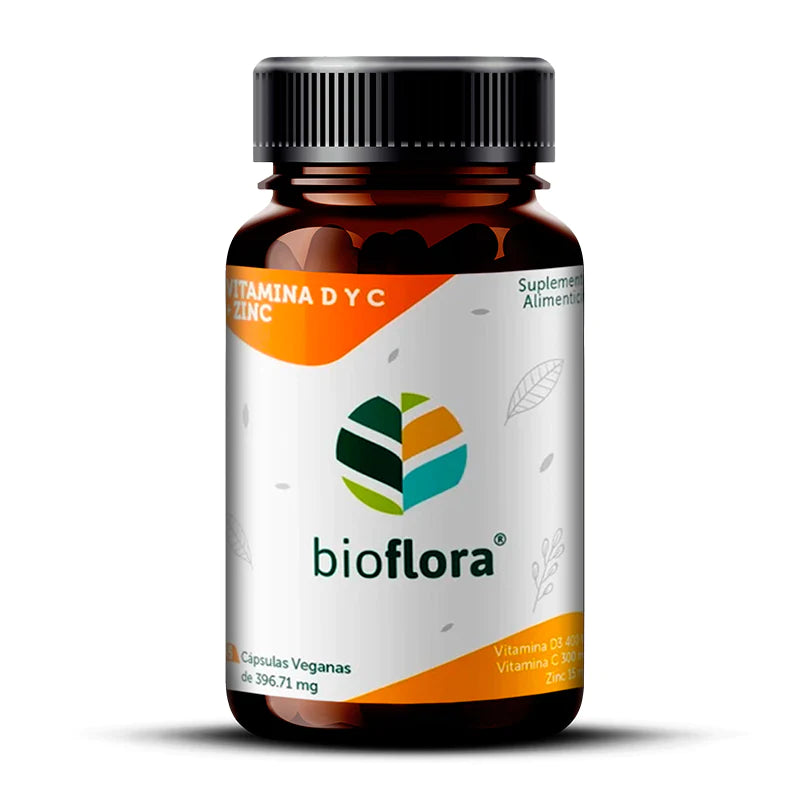 Bioflora Vitamina D+C+ZINC (35 Caps)