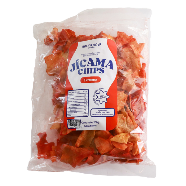 Jicama Extreme chips Half & Half