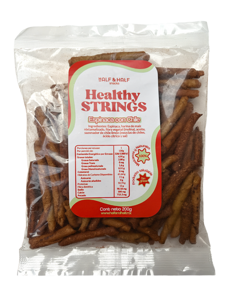 Healthy Strings Espinaca con Chile