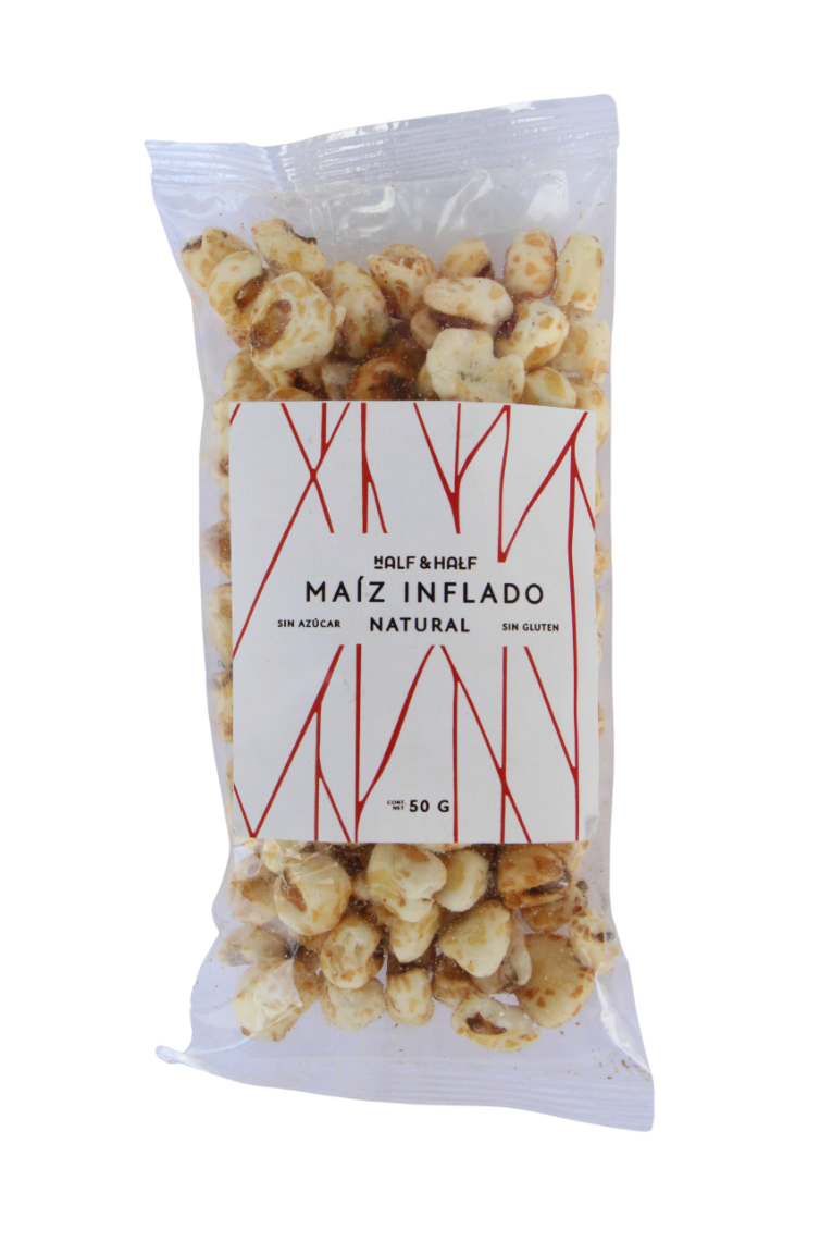 Maíz inflado natural