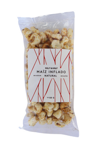 Maíz inflado natural