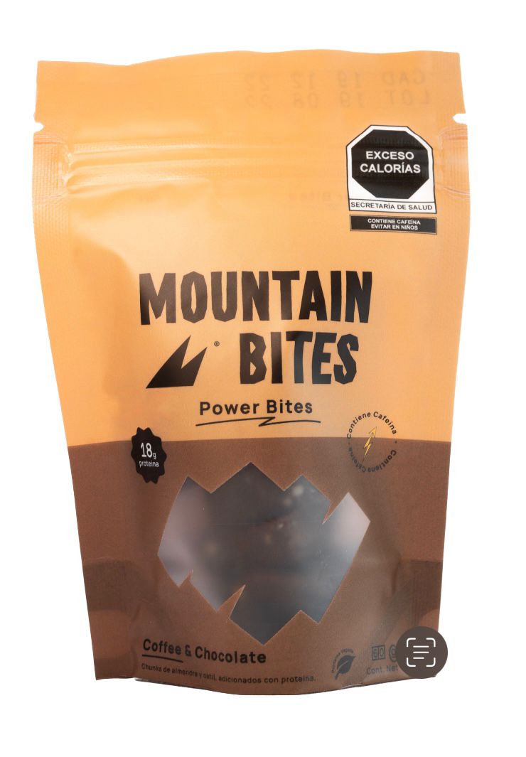 Mountain Bites: Power bites de café y chocolate