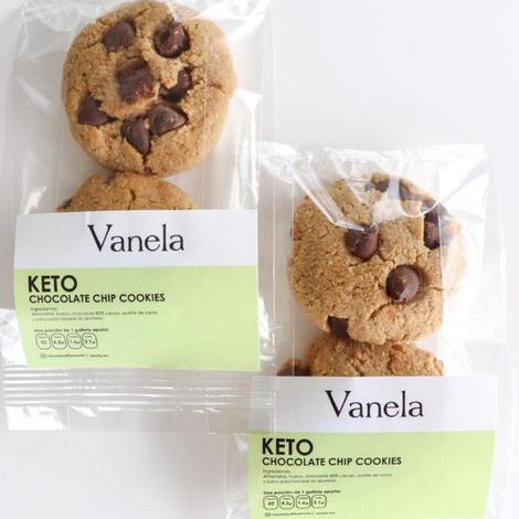 Chocolate Chip Cookie Vanela Keto (2 galletas)