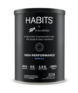 Habits: Proteína High Performance sabor vainilla - 1078 gr