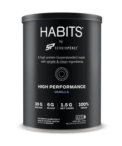 Habits: Proteína High Performance sabor vainilla - 578 gr